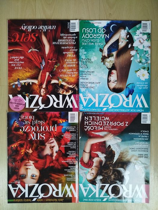 Czasopisma archiwalne Wróżka z różnych lat