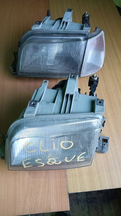 Ótica Renault Clio 1 farol 1991 óptica esquerda