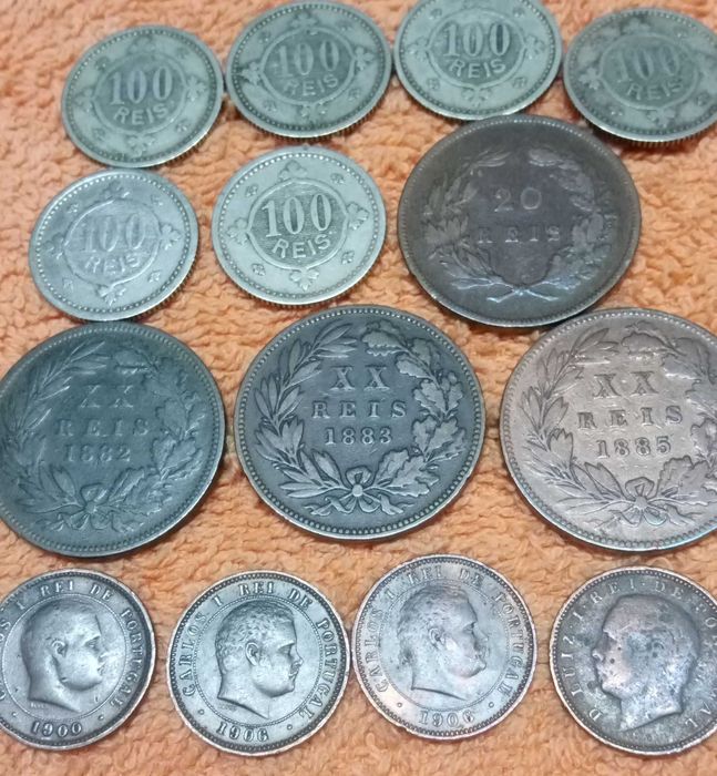 Moedas de reis antigas