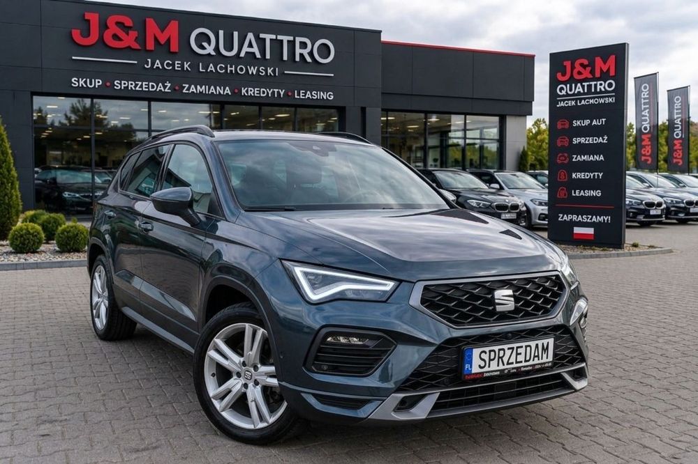 Seat Ateca FR*150KM*DSG*LED*Alcantara*Kamery360*Ambiente*ACC*BLIS*Alu18*Hak*230V!
