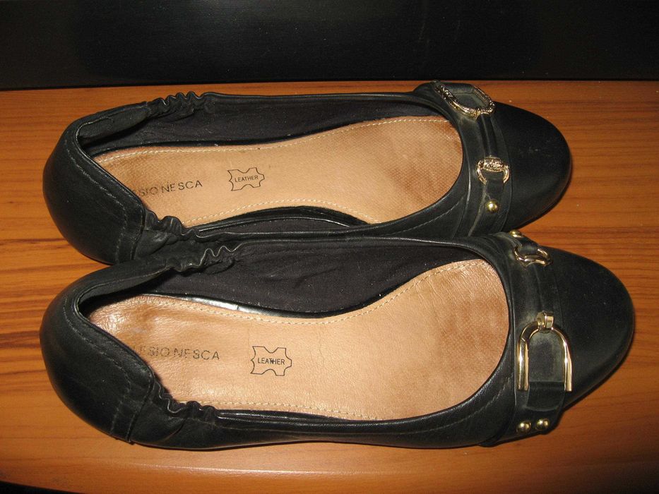 Кожанные  женские балетки Genuine Leather.
