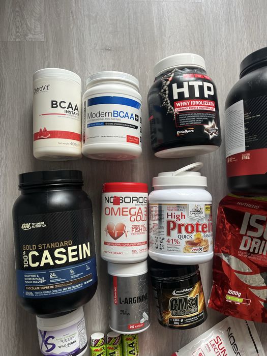 Спортивне харчування та добавки: протеїн, BCAA, передтрен, вітаміни
