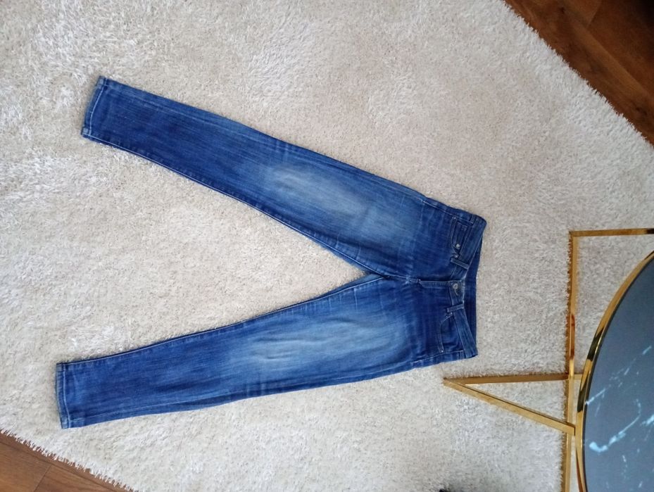 Jeansy rurki skinny H&M