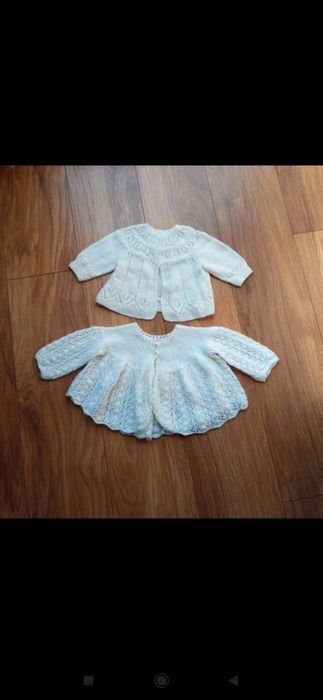 Sweterki dzianinowe 2szt 56-62