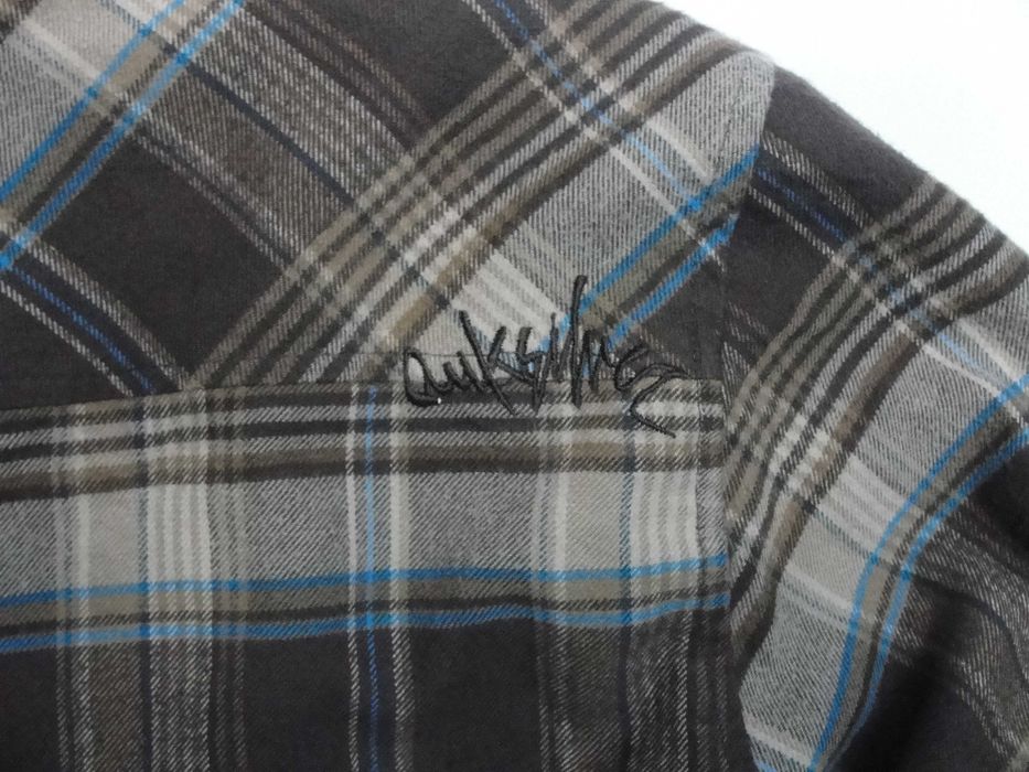 Quiksilver męska kurtka koszulowa w kratę z futerkiem w środku