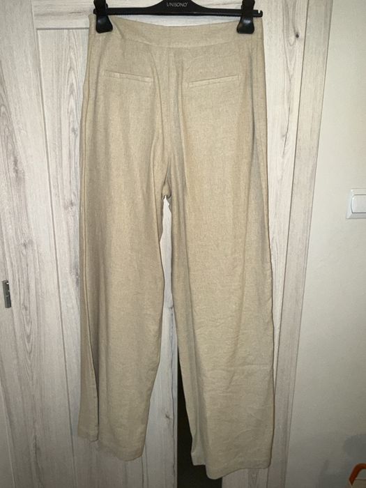 Spodnie Zara len-wiskoza rozm.38