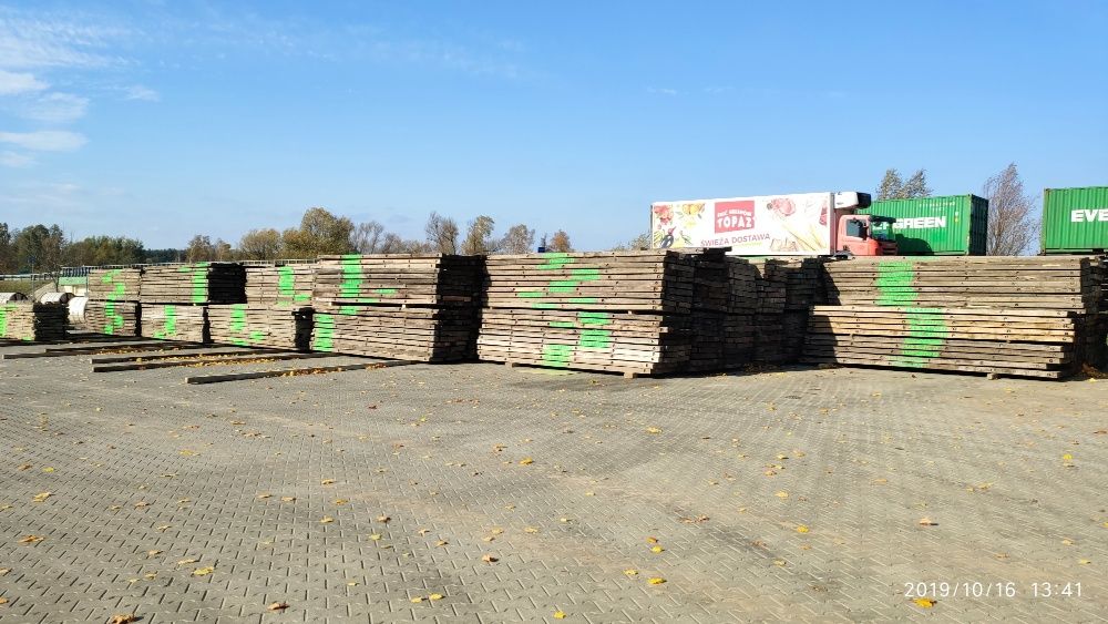 Drewniane Płyty Drogowe 500x100x10