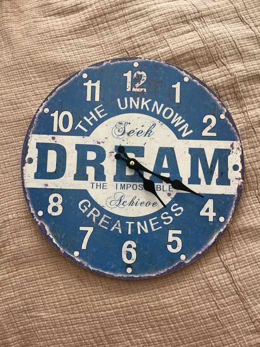 Relógio decorativo efeito vintage