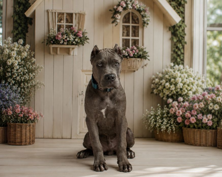 Mocny samiec cane corso