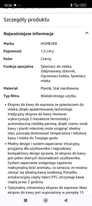 Ekspres kolbowy tradycyjny