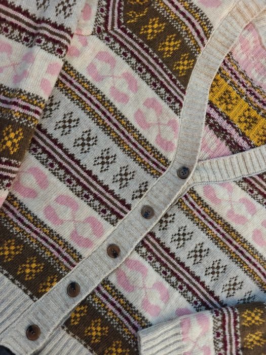 Kardigan soulmate rozmiar Xl scandi skandynawski styl  wełna wool