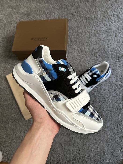 Кросівки burberry ramsey blue