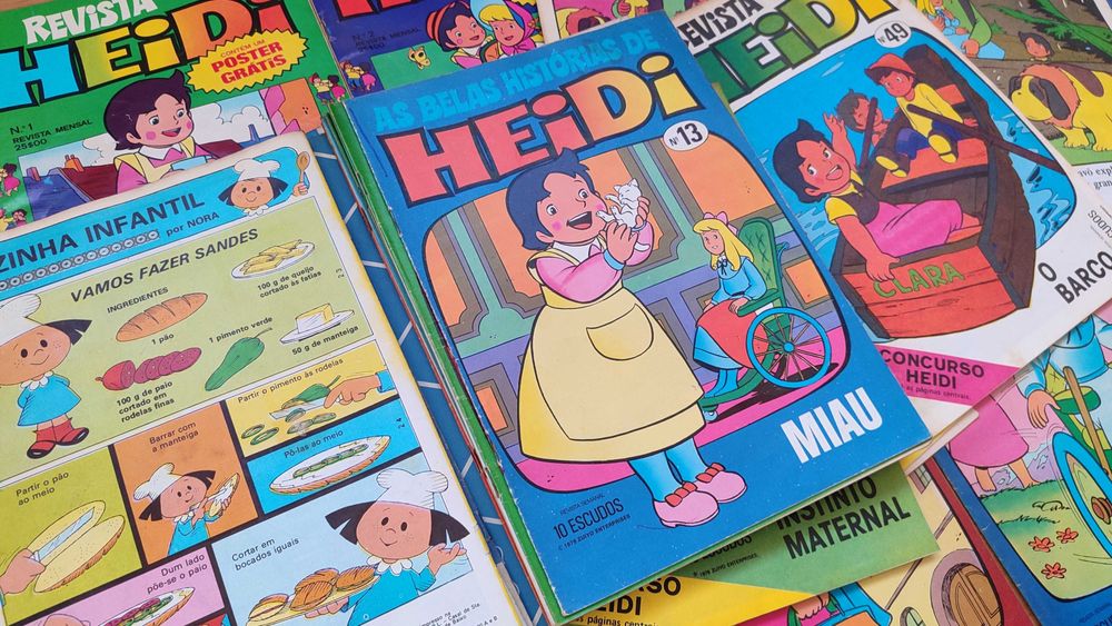 Heidi - revistas infantis (1976)
