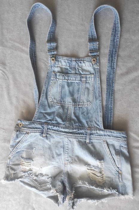 Rybaczki Ogrodniczki na lato krótkie Mohito Premium Jeans 40