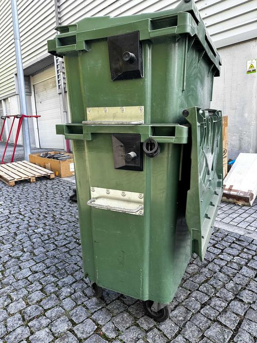 Contentores de Lixo 1100L CONTENUR – Industriais – 4 Rodas