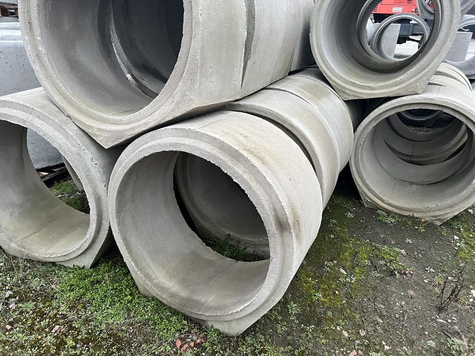 Kręgi betonowe, rury, nakrywy