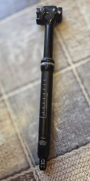Подседельный штырь дроппер PRO Discover Dropper Post 70 27.2мм offset 0 мм ход 70мм чёрный (PRSP0234)