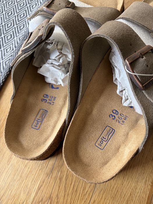 Nowe birkenstock arizona 39 klapki