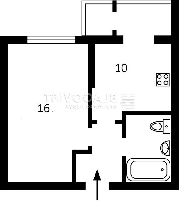 1-room apartment apartment by the address (area 37,5 m²) - Atlanta.ua - photo 2