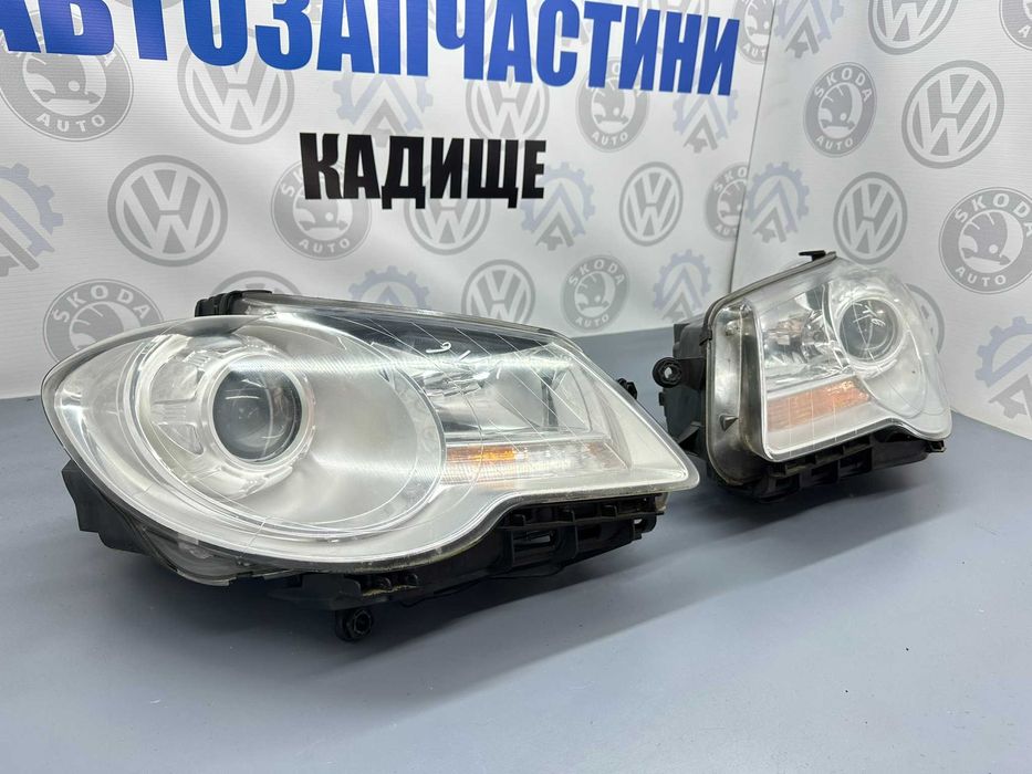 Фара передня Тоуран фара права ліва Touran рест  Туран 2007-2010