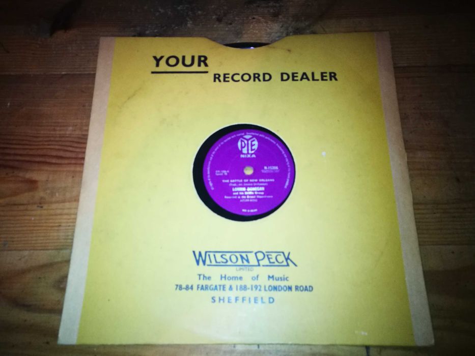 Lonnie Donegan  - The Battle OF NEW ORLEANS Ed ING-1959-10' 78RPM)