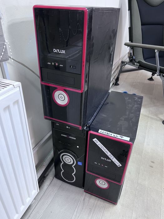 4 системних блоки + 4 HDD + монітор 17ʼʼ