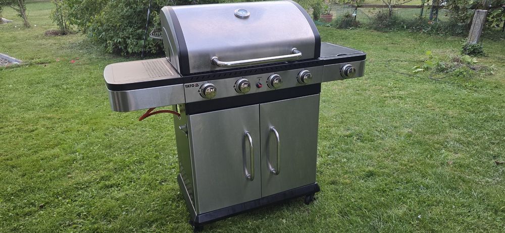 GRILL GAZOWY 4+1, Stal Nierdzewna 14.2KW YG-20019 Yato