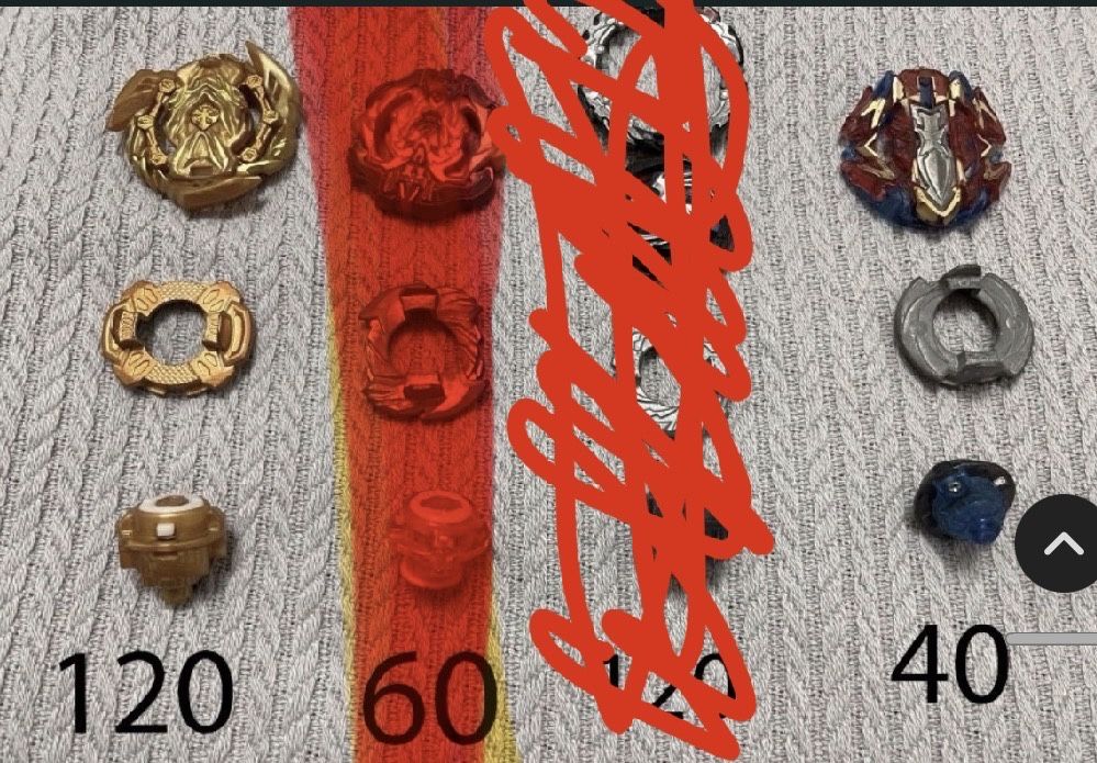 Бейблейди беі наконечники верхушки желізки