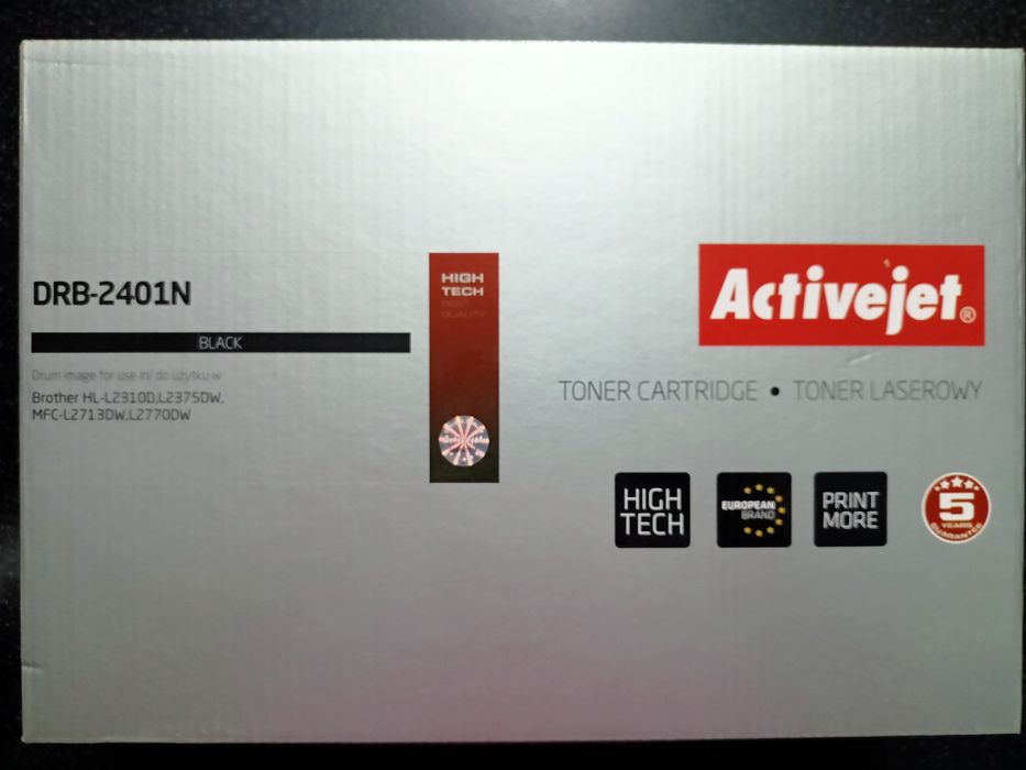 NOWY ZESTAW Activejet do drukarki BROTHER - Toner i 2 bębny.