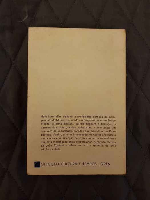 Livro de Xadrez - "Fischer Spassky"