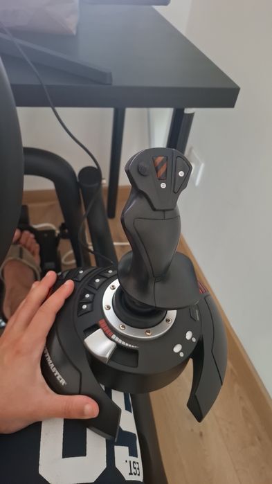 Conjunto Thrustmaster T Flight Stick X + SOL R-6