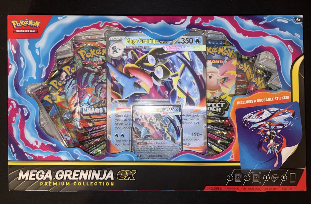 Pokémon TCG: Mega Greninja ex Premium Collection (Selada)