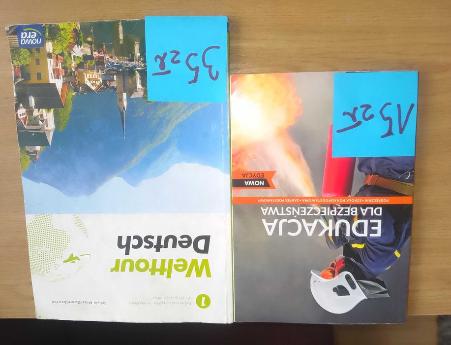 Podręczniki szkolne zestaw do klasy 1 technikum.