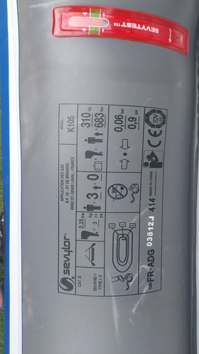 Barco insuflável Sevylor K105 novo