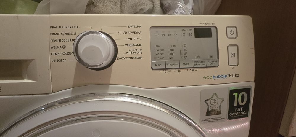 Pralka samsung ecobubble