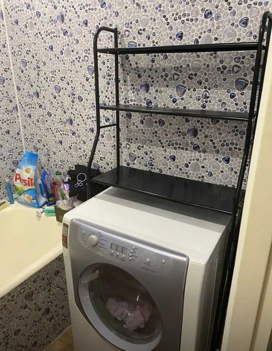 Ванний стілаж стійка з полками висота 156 см стелаж на машинкой