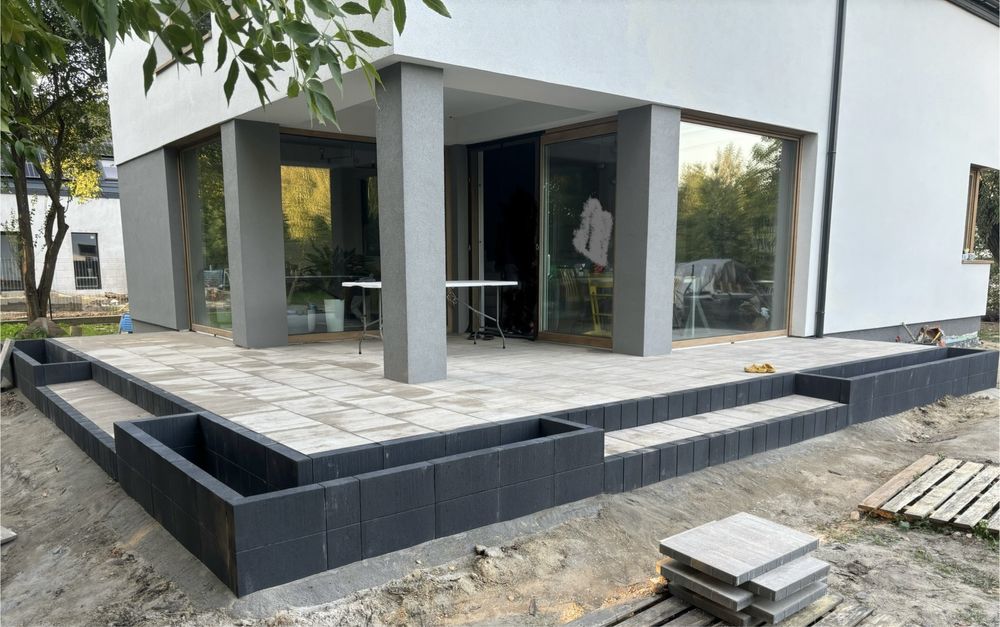 Brukarstwo Brukarz Układanie kostki brukowej