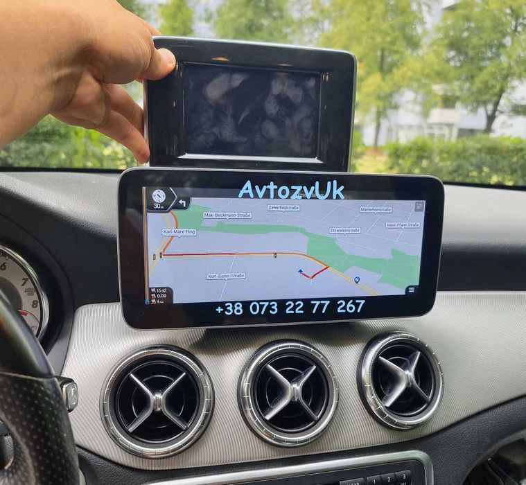 Дисплей Mercedes CLA w246 w176 w117 GLA w156 x156 CarPlay Android 16