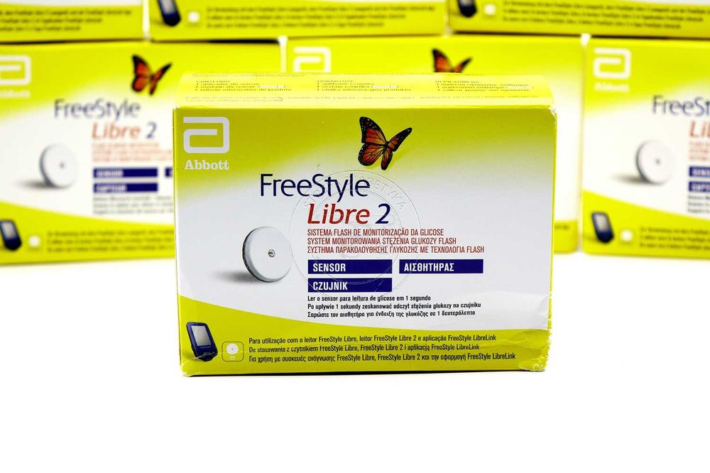 17 x Sensor – FREESTYLE LIBRE 2 + Aplikator + Plaster + Gazik + GRATIS