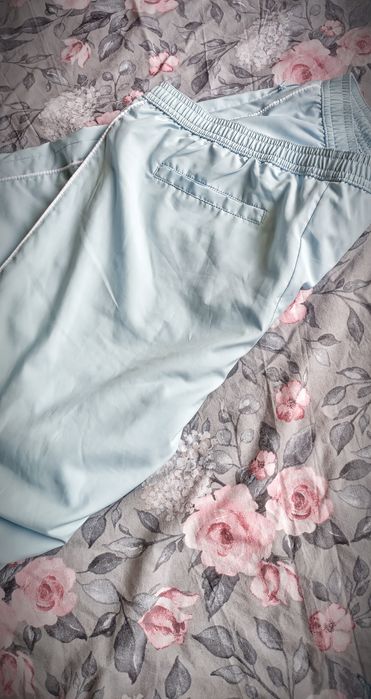 Dres Nike błękitny szerokie nogawki rozsuwane rozm  XL