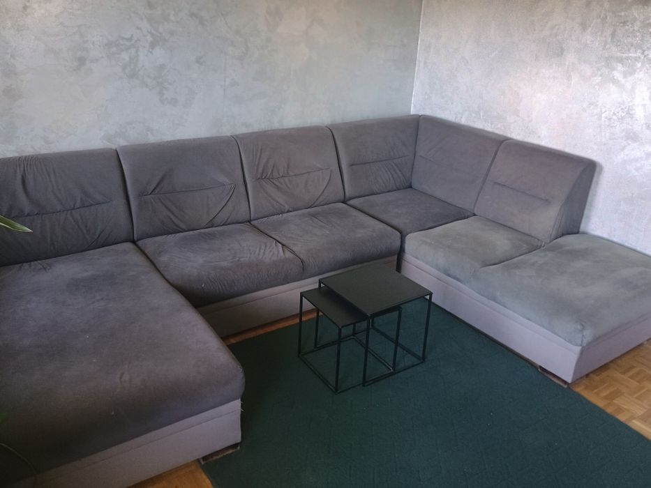 Duży narożnik C , kolor szary