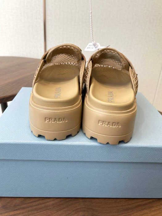 Mule Prada! Siateczka,koturan! Premium!36-40