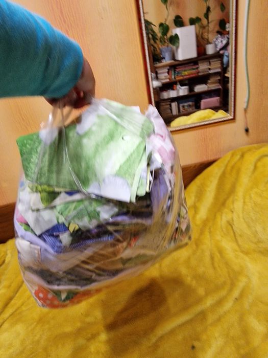 Пакет клаптиков ткани для хендмейда клаптики тканини  для печворка.