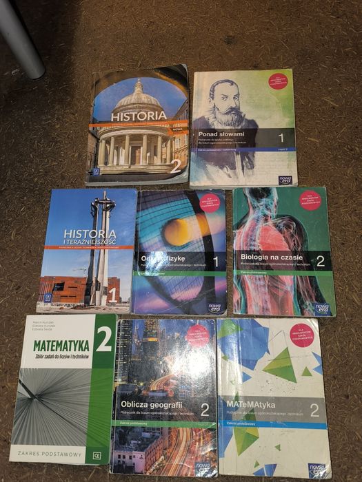 Książki do klasy 1 i 2 (cena za polski)