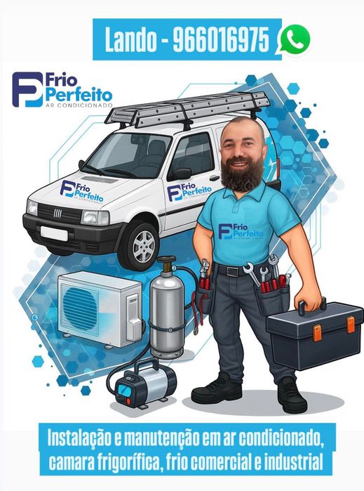 Manutenção em ar condicionado e frios