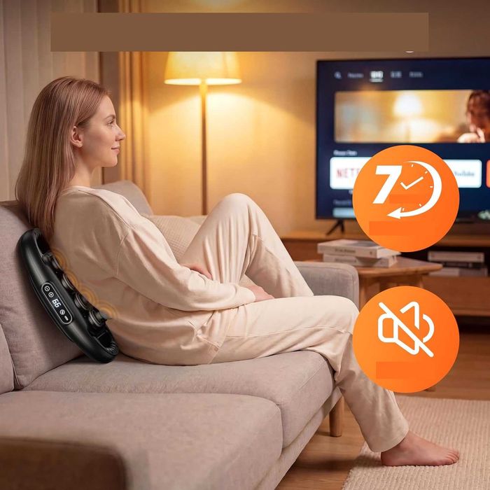 Masażer do głębokiego masażu z 16 głowicami, 9 trybów, 99 poziomów