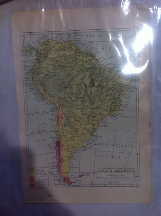 lote de 8 mapas Século XIX