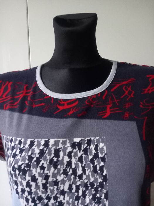 Koszulka T-shirt roz  L 40 QS bawełna must have boho