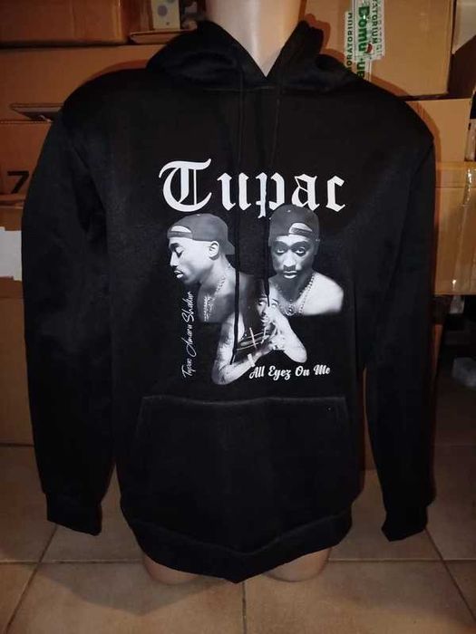 Bluza z kapturem z motywem Tupac Shakur