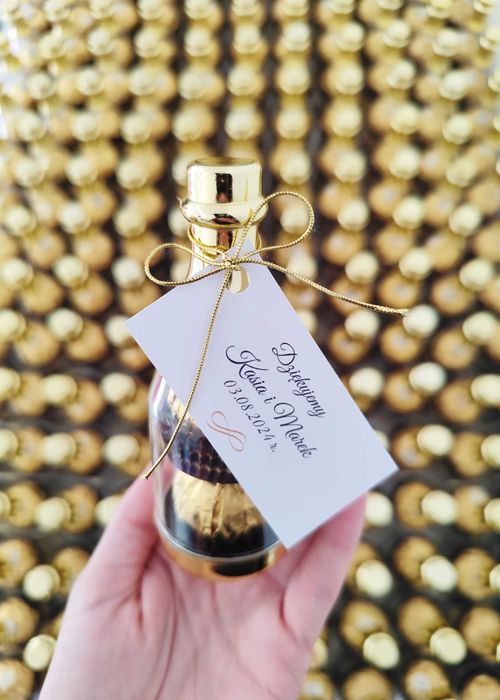 Podziękowanie dla gości Ferrero Rocher Haribo z winietką